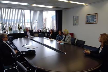 Održan sastanak ministrice Dr Edite Đapo sa direktorom Federalnog hidrometereološkog zavoda Almirom Bijedićem.