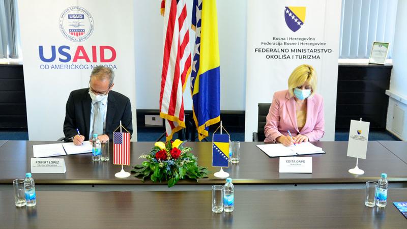 Federalno ministarstvo okoliša i turizma i USAID potpisali Memorandum o razumijevanju kojim je dogovorena saradnja u oporavku turizma