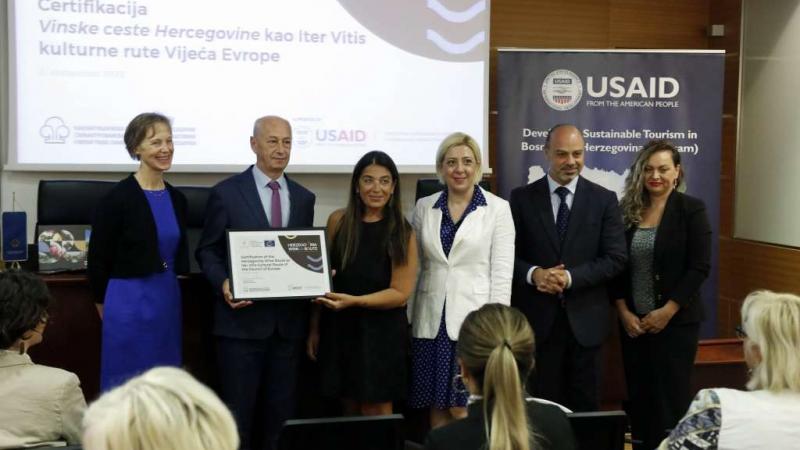 Vinska cesta Hercegovine primljena u kulturnu rutu Vijeca Evrope - Iter Vitis